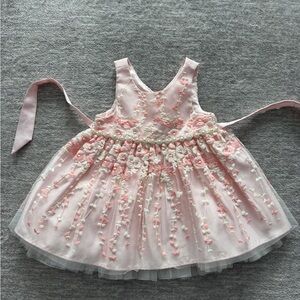 American Princess Pink Floral Kids Dress